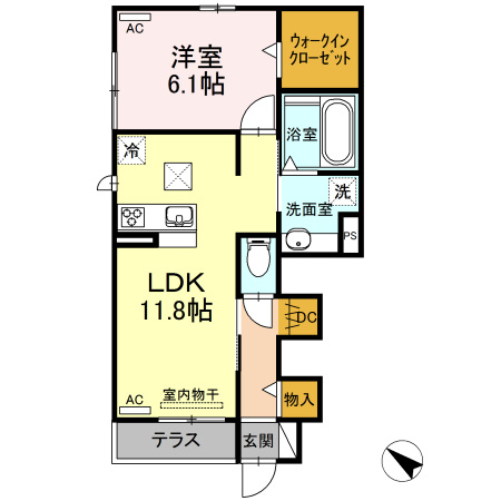 【間取り】 | グリーンステージ松井Ａ