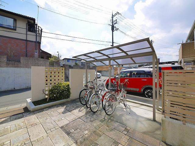 ノースヴィレッジAのその他共用部分|駐輪場です
