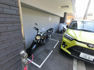【その他共用部分】 | バイク置場です。