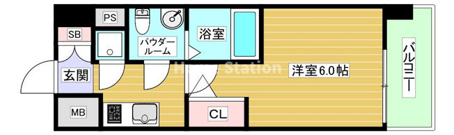 【間取り】 | エスリード弁天町ベイコート