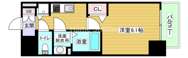 【間取り】 | プレサンス塚本駅前