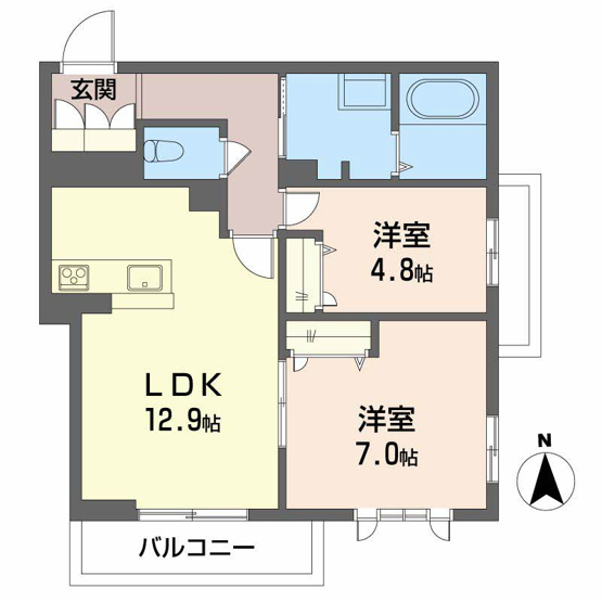 【間取り】 | ベレオ和歌山駅東
