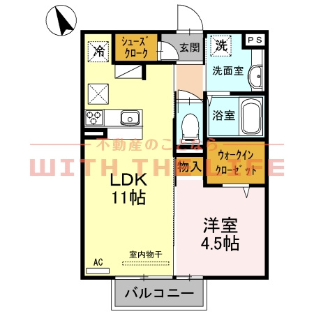 オリーヴァ東櫛原【10，000円キャッシュバック対象物件】の間取り