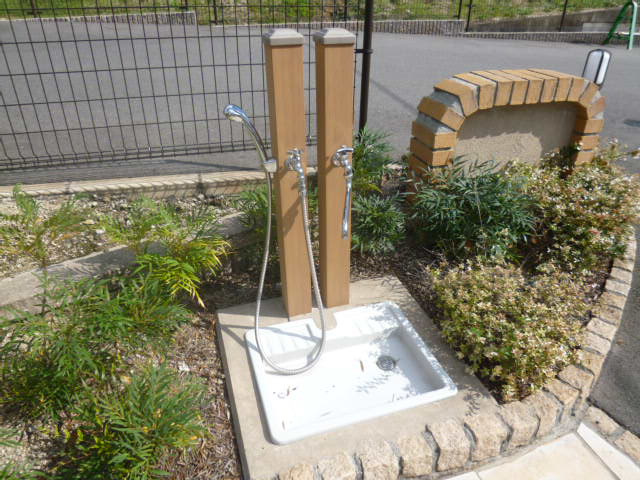 レトワールＢのその他共用部分|ペット用足洗い場