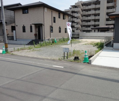 【前面道路含む現地写真】 | 健軍4丁目売り土地 | 北西からの現地写真です