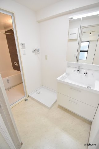 ヒルズ扇町　仲介手数料無料の洗面所