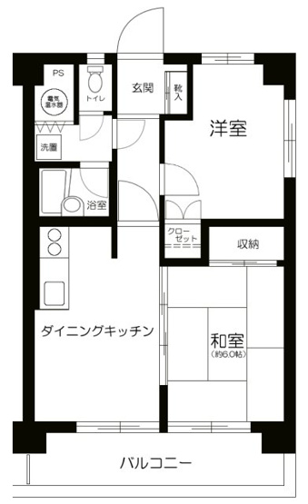 【間取り】 | エーデルハイム１５５