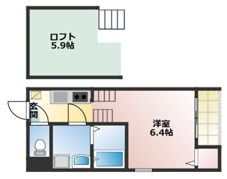 【間取り】 | パルティーレ | 略図の為、現状優先