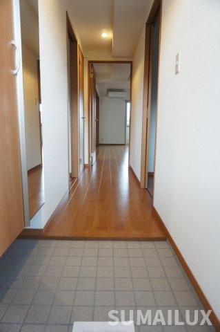 熊本市東区御領２丁目の賃貸マンションの玄関