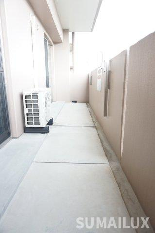 熊本市東区御領２丁目の賃貸マンションのバルコニー