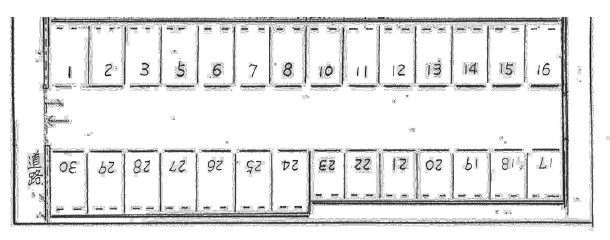 【区画図】 | 白子2丁目駐車場Y