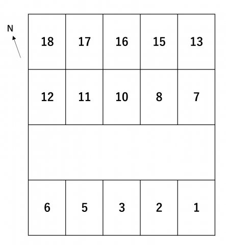 【区画図】 | 西浜田町駐車場H