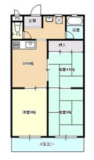 【間取り】 | サニーハイツ健翔