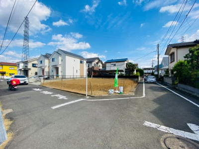 【前面道路含む現地写真】 | 東村山富士見町　全2棟 | 北側約5ｍ公道
西側約5ｍ公道