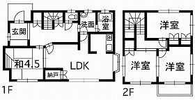【間取り】 | すずかけ台中野貸家