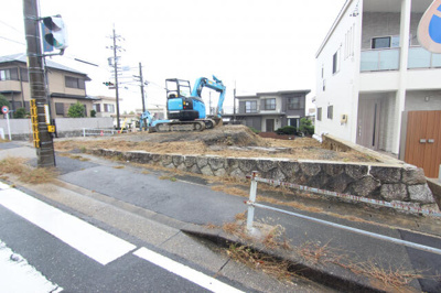 【前面道路含む現地写真】 | ブルーミングガーデン　名古屋市名東区猪子石１丁目２棟－長期優良住宅－ | 現地（南側）