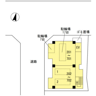 【区画図】 | D-room天王寺空清町