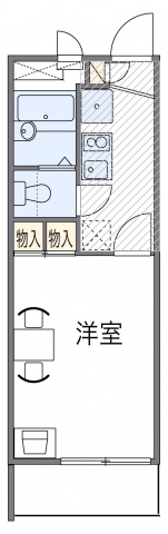 【間取り】 | レオパレスアヴェニール | １Kロフト付き