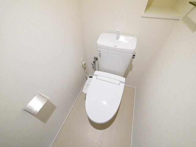 K-TERRACE学研奈良登美ヶ丘　南のトイレ|コンパクトで使いやすいトイレです