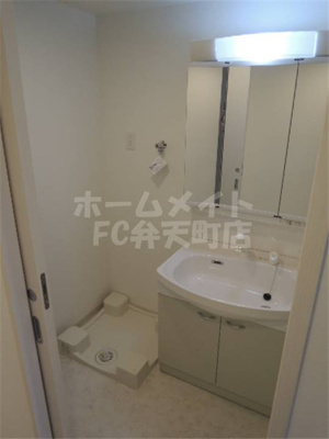 【洗面所】 | レジュールアッシュBENTEN | 使いやすい洗面所です