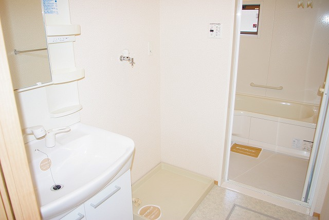 ヴィルヌーブ　Ａ棟（新町）の洗面所|洗面所です