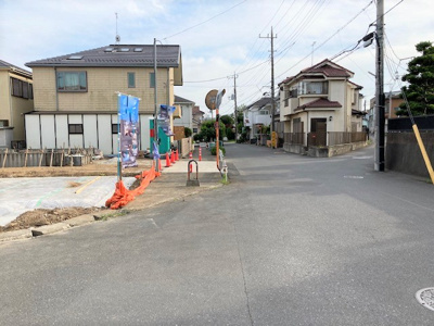 【前面道路含む現地写真】 | 流山市美田