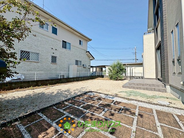 加須市上三俣　中古一戸建ての庭