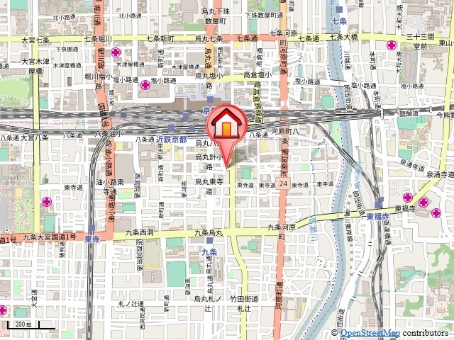 DAIWA　RESIDENCE　KYOTO（ダイワレジデンス京都）の地図