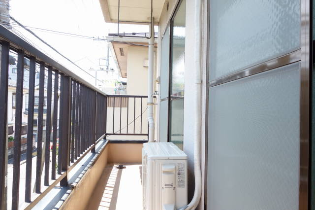 第２竹雪コーポのバルコニー