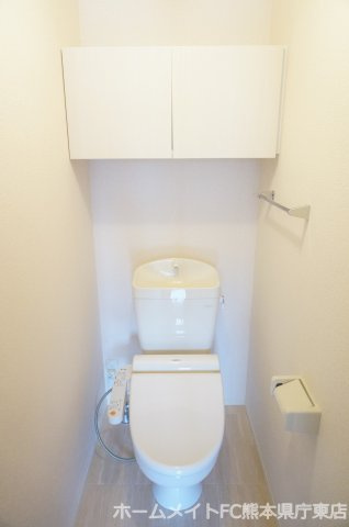 熊本市東区桜木５丁目のアパートのトイレ