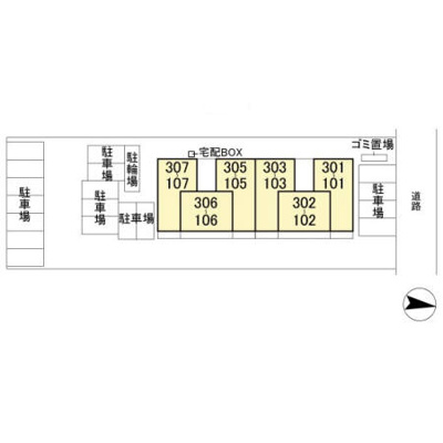 【区画図】 | ラ・メール長須賀