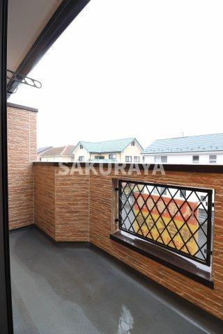 パーフェクトハウス堀込のバルコニー|2021年撮影。現況と異なる場合がございます。