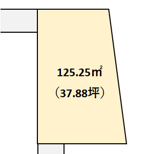 和歌山市井辺・土地・123554の区画図