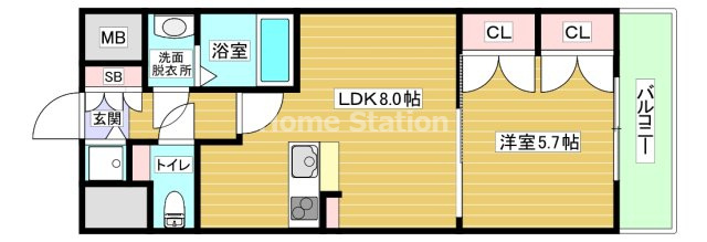 【間取り】 | センターヒル御幣島