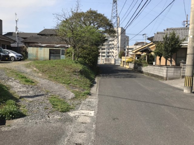 【前面道路含む現地写真】 | 鹿屋市新栄町　売地