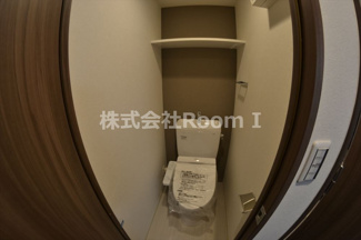 【トイレ】 | プレサンス谷町七丁目Ⅱ | コンパクトで使いやすいトイレです