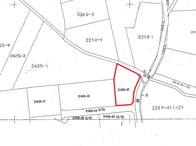 【区画図】 | 小諸市大字八満売地 | 土地価格500万円、土地面積570㎡