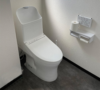 【トイレ】 | 石野ビル | トイレ美麗です。シャワートイレ完備！