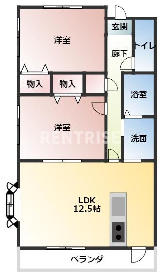 リネット中野の間取り