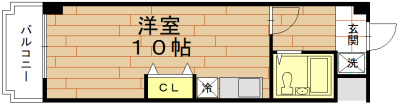 ラピス四条の間取り