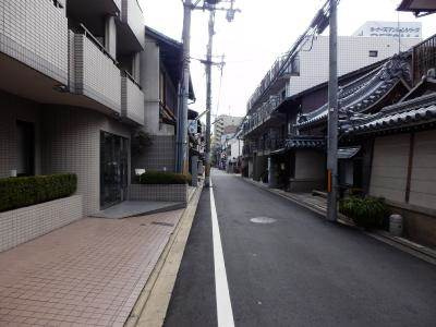 ラピス四条の地図|前面道路