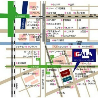 【地図】 | ガラ・ステーション岩本町South