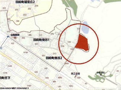 【地図】 | 鳥取市国府町奥谷分譲地　３号地