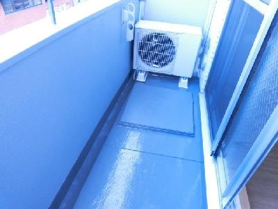シボラ六条高倉のバルコニー