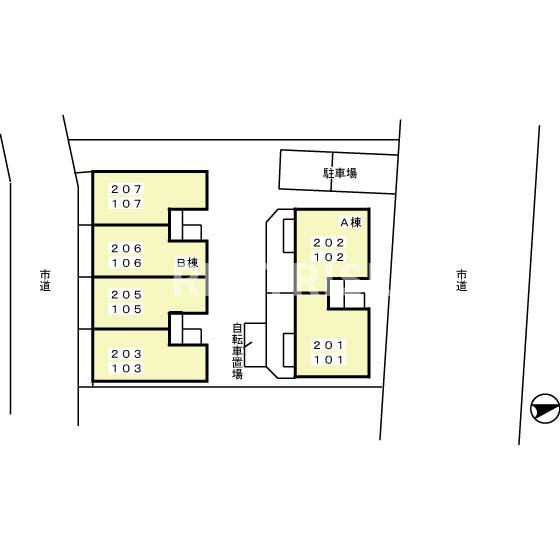 ラ・テール Ｂの居間・リビング