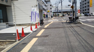 【前面道路含む現地写真】 | 前面道路：公道　南東
広い歩道に面しています◎