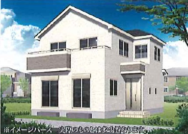 【外観パース】 | HARMONYTOWN東郷町白鳥2期　★仲介手数料無料★ | 新築戸建の事ならマックスバリュで住まい相談へお任せください。