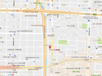 【地図】 | グラマシー心斎橋東(旧ユーカ心斎橋東)