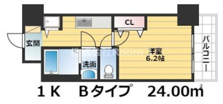 【間取り】 | グラマシー心斎橋東(旧ユーカ心斎橋東)