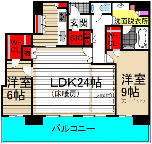 ザ・パークハウス中之島タワーの間取り